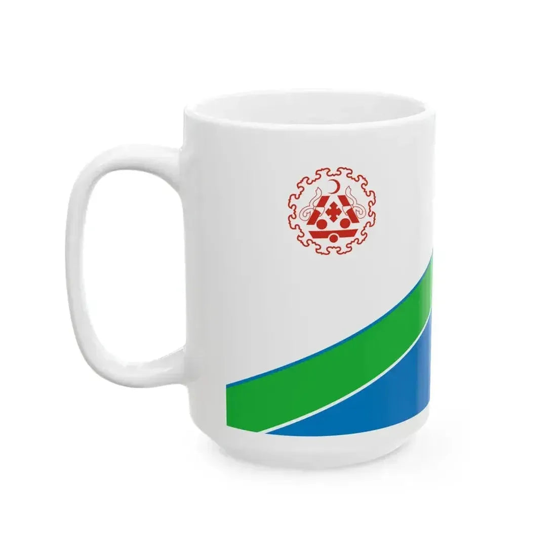 Altai Republic flag submission 1992 22 (Russia) White Coffee Mug - Go Mug Yourself