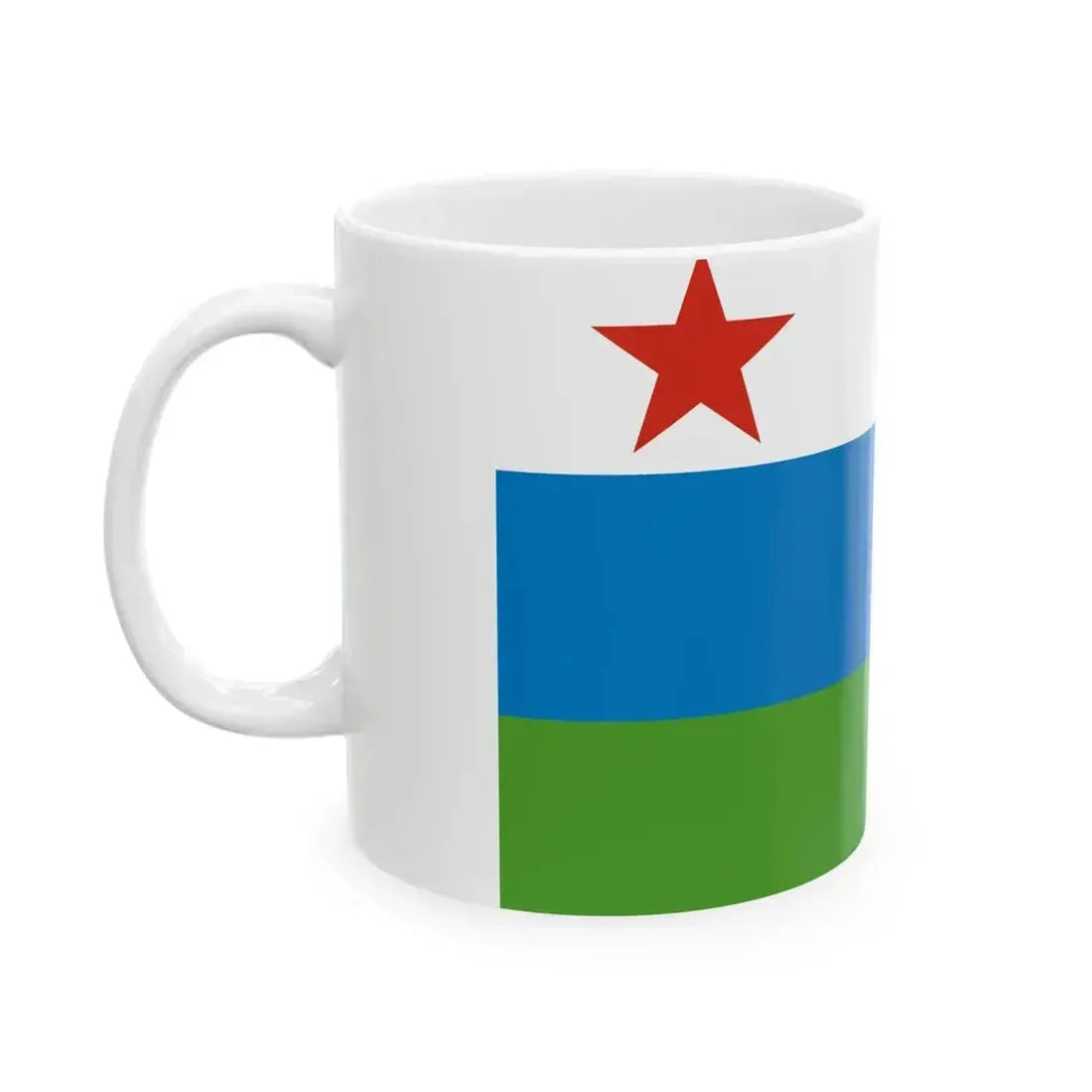 Altai Republic flag submission 1992 23 (Russia) White Coffee Mug - Go Mug Yourself
