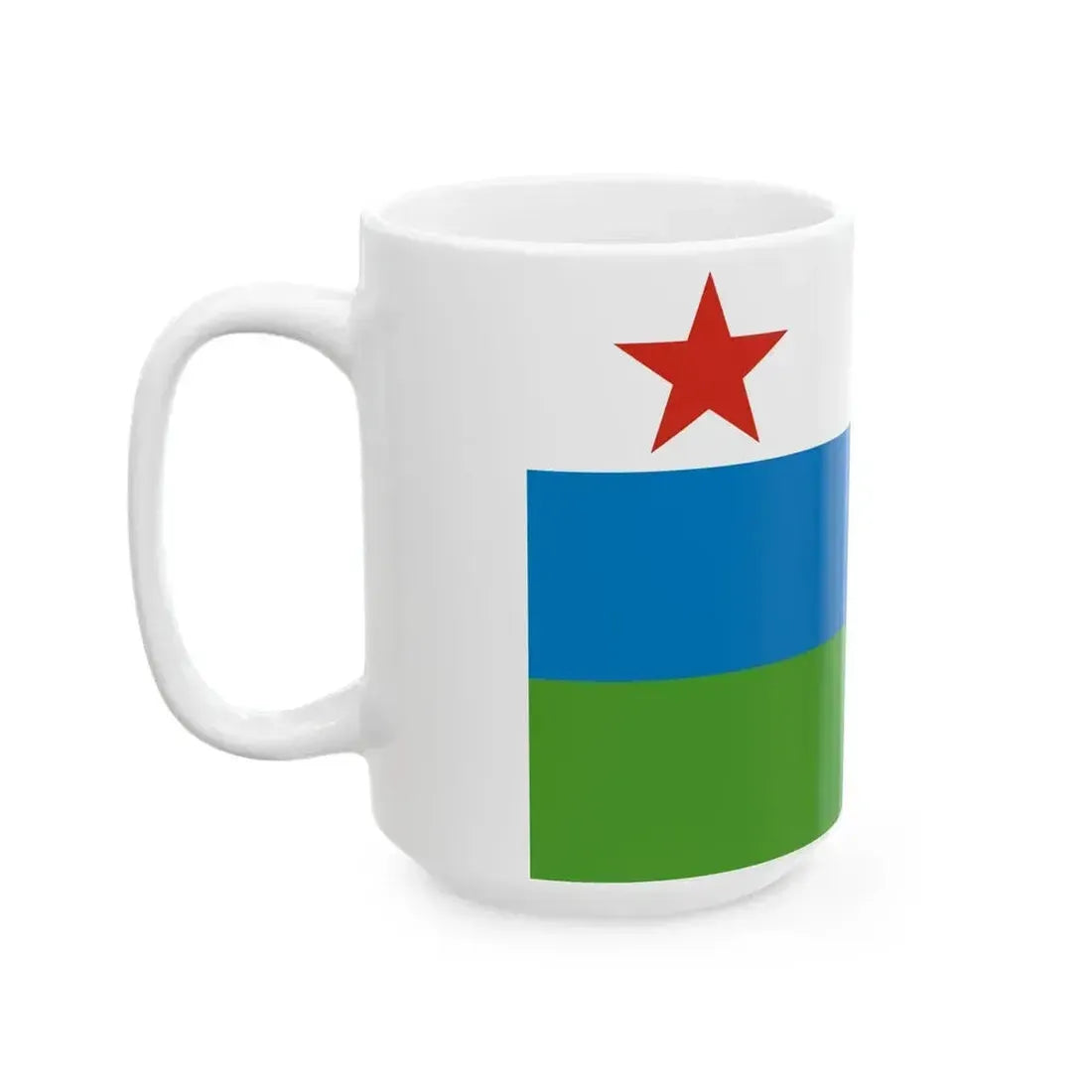 Altai Republic flag submission 1992 23 (Russia) White Coffee Mug - Go Mug Yourself
