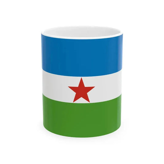 Altai Republic flag submission 1992 24 (Russia) White Coffee Mug 11oz - Go Mug Yourself