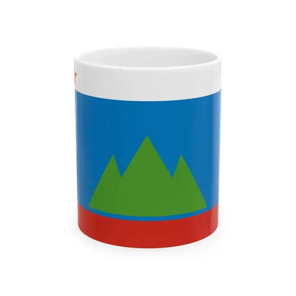 Altai Republic flag submission 1992 25 (Russia) White Coffee Mug 11oz - Go Mug Yourself
