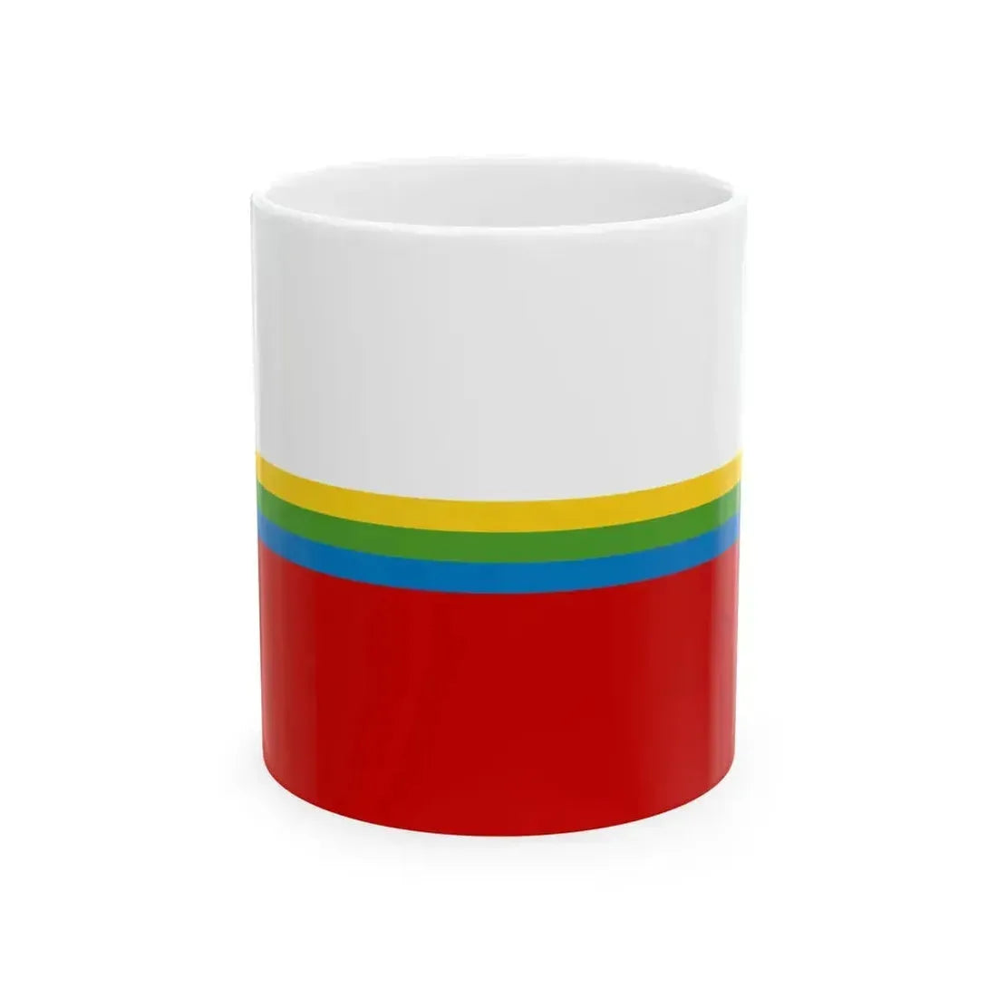 Altai SSR flag proposal 1 (Russia) White Coffee Mug 11oz - Go Mug Yourself