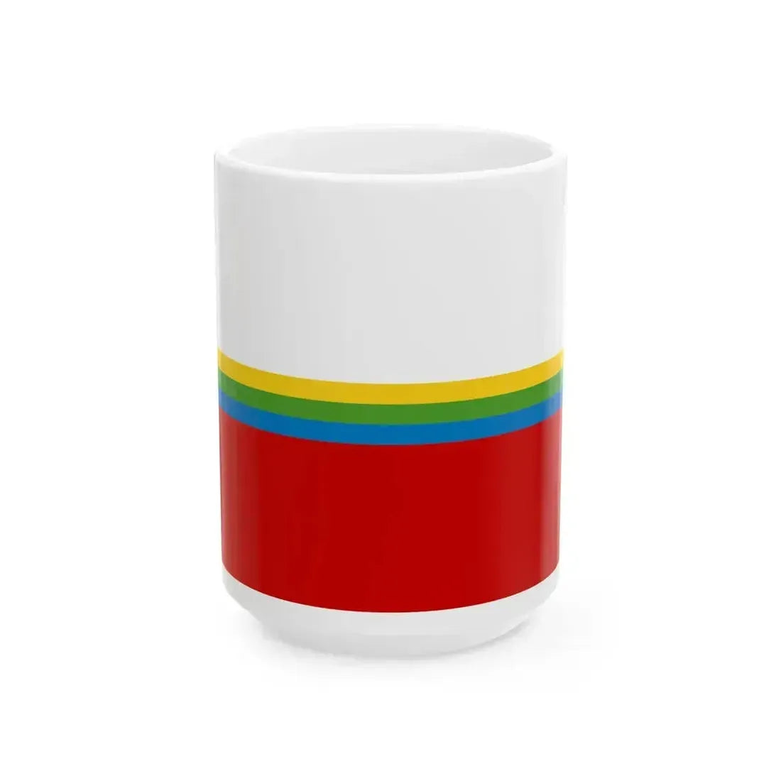 Altai SSR flag proposal 1 (Russia) White Coffee Mug 15oz - Go Mug Yourself
