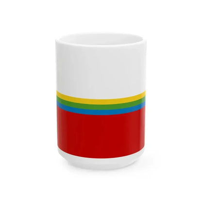 Altai SSR flag proposal 1 (Russia) White Coffee Mug 15oz - Go Mug Yourself