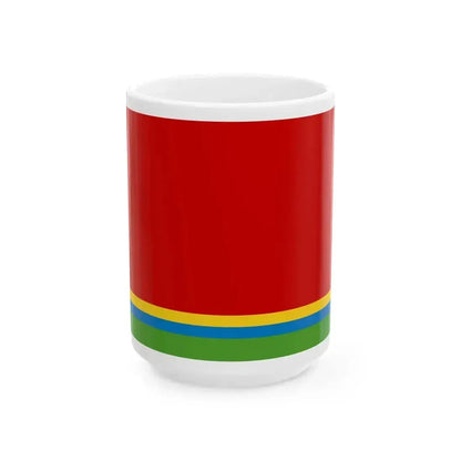 Altai SSR flag submission 3 (Russia) White Coffee Mug 15oz - Go Mug Yourself