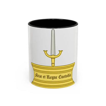 Altar and Sword Badge of Mary I - Accent Coffee Mug 11oz Black - Go Mug Yourself