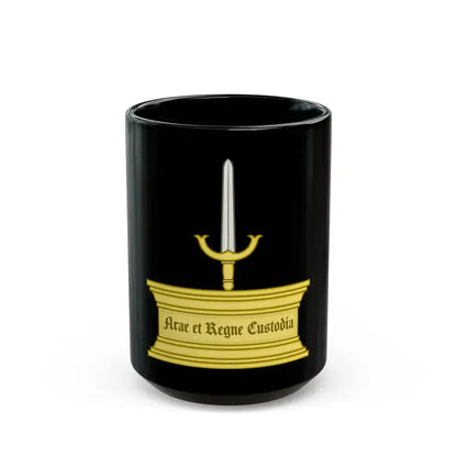 Altar and Sword Badge of Mary I - Black Coffee Mug 15oz - Go Mug Yourself