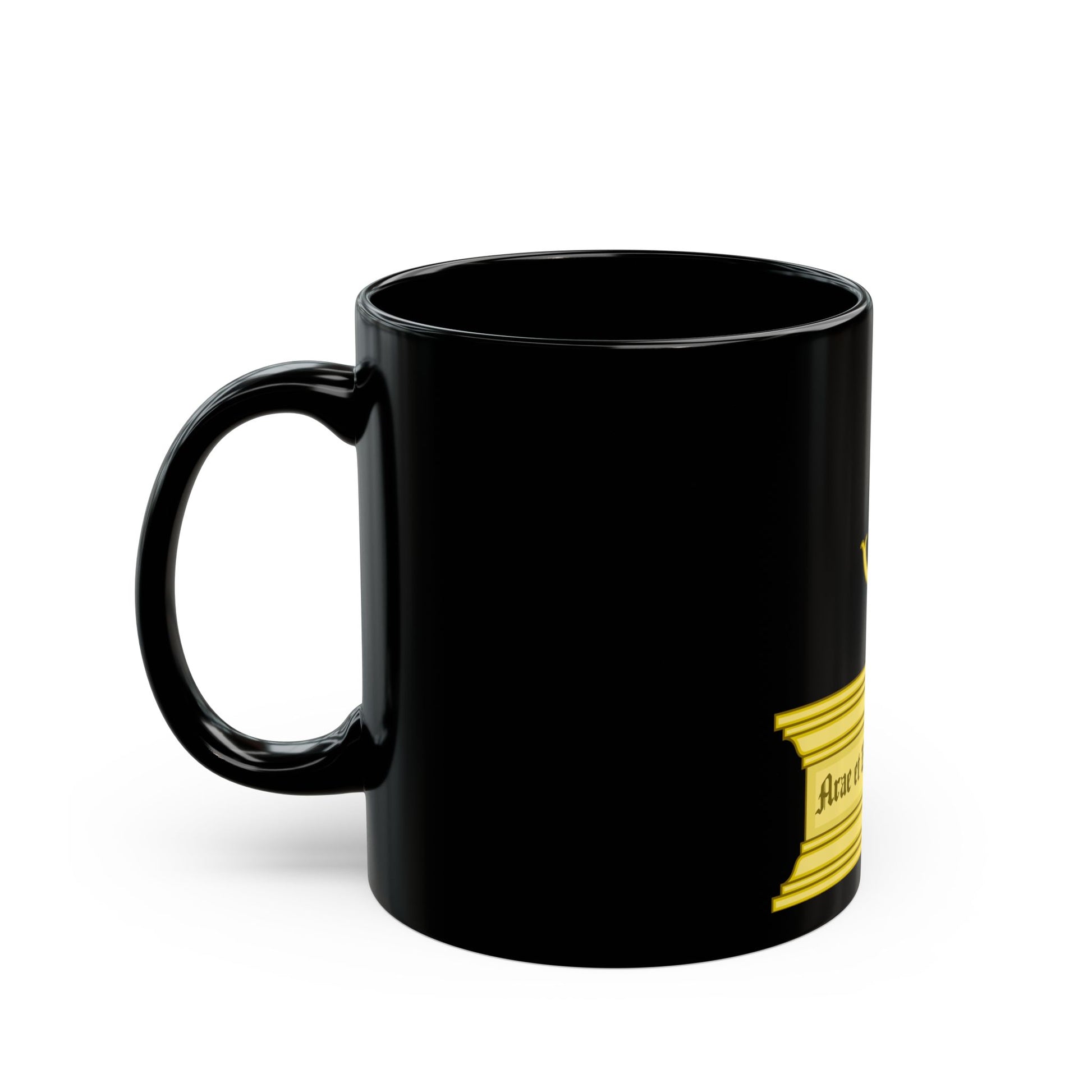 Altar and Sword Badge of Mary I - Black Coffee Mug-Go Mug Yourself