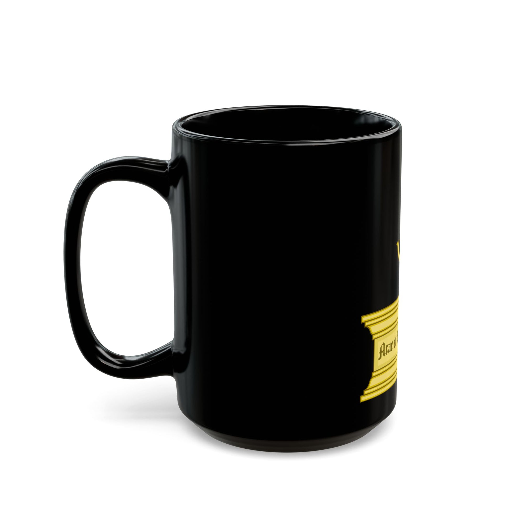 Altar and Sword Badge of Mary I - Black Coffee Mug-Go Mug Yourself