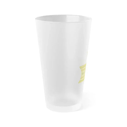 Altar and Sword Badge of Mary I - Frosted Pint Glass 16oz - Go Mug Yourself