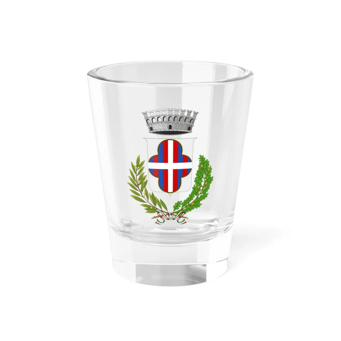 Altavilla Monferrato-Stemma de facto (Italy) (Coat of Arms) Shot Glass 1.5oz 1.5oz - Go Mug Yourself