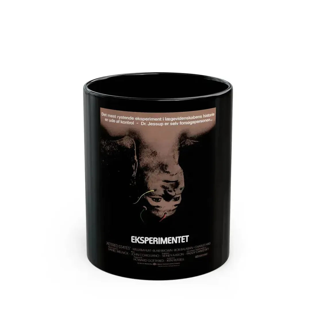 ALTERED STATES (DANISH) 1980 Movie Poster - Black Coffee Mug 11oz - Go Mug Yourself