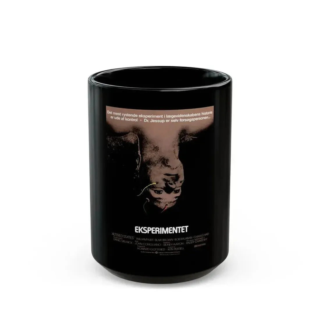 ALTERED STATES (DANISH) 1980 Movie Poster - Black Coffee Mug 15oz - Go Mug Yourself