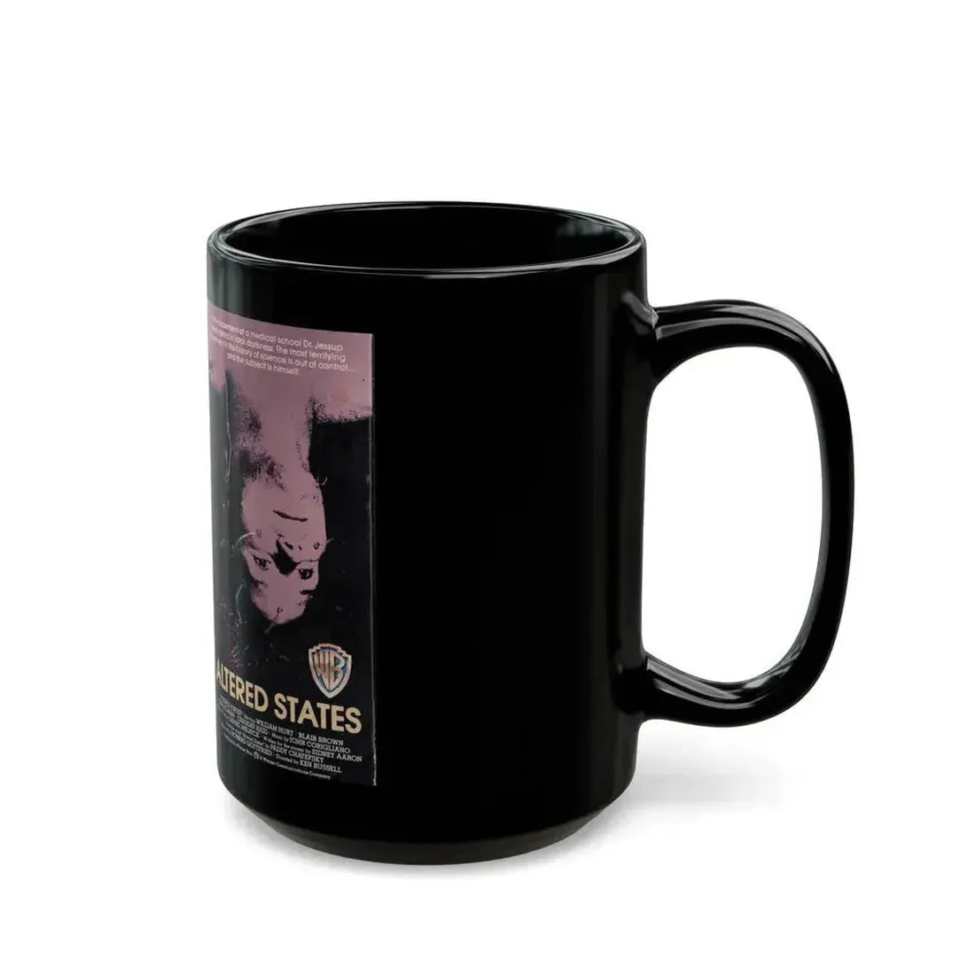 ALTERED STATES (VHS COVER) - Black Coffee Mug - Go Mug Yourself