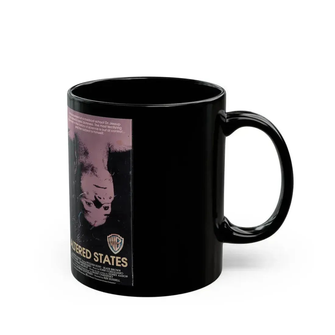 ALTERED STATES (VHS COVER) - Black Coffee Mug - Go Mug Yourself