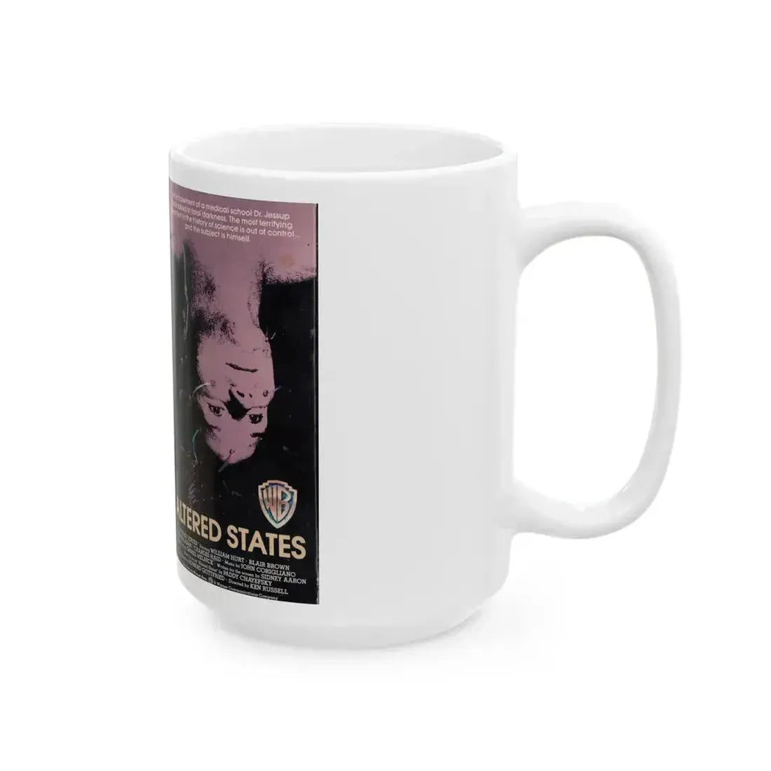 ALTERED STATES (VHS COVER) - White Coffee Mug - Go Mug Yourself
