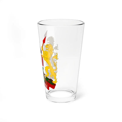 Alternate Coat of arms of Kenya (Spain) (Coat of Arms) Pint Glass 16oz - Go Mug Yourself