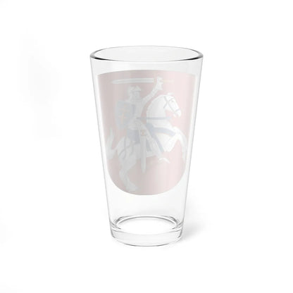 Alternate Coat of Arms of Lithuania (Belarus) (Coat of Arms) Pint Glass 16oz - Go Mug Yourself
