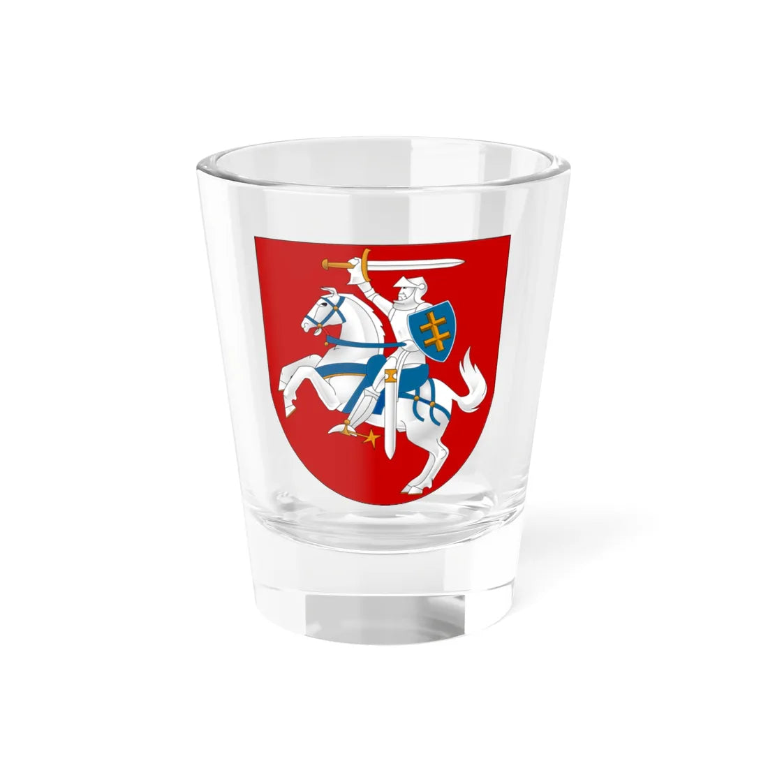Alternate Coat of Arms of Lithuania (Belarus) (Coat of Arms) Shot Glass 1.5oz 1.5oz - Go Mug Yourself