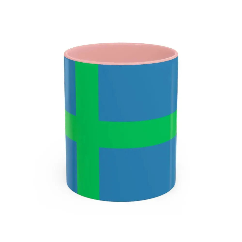 Alternate flag of Votes Estonia - Accent Coffee Mug 11oz Pink - Go Mug Yourself