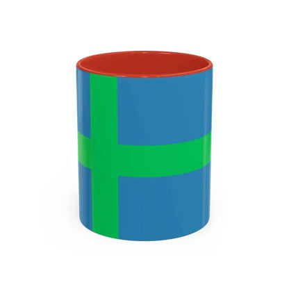 Alternate flag of Votes Estonia - Accent Coffee Mug 11oz Red - Go Mug Yourself