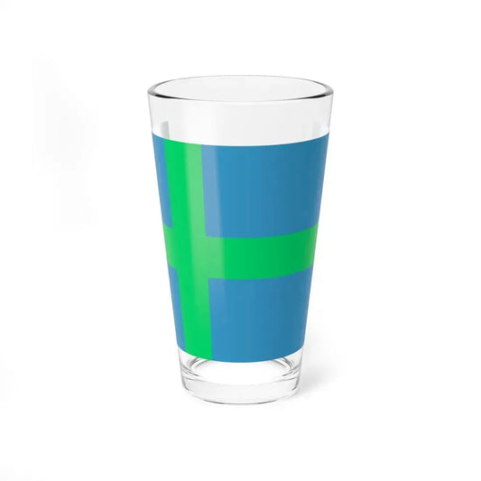 Alternate flag of Votes Estonia - Pint Glass 16oz 16oz - Go Mug Yourself