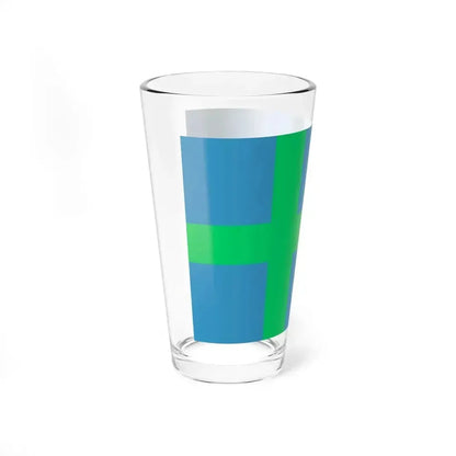Alternate flag of Votes Estonia - Pint Glass 16oz - Go Mug Yourself