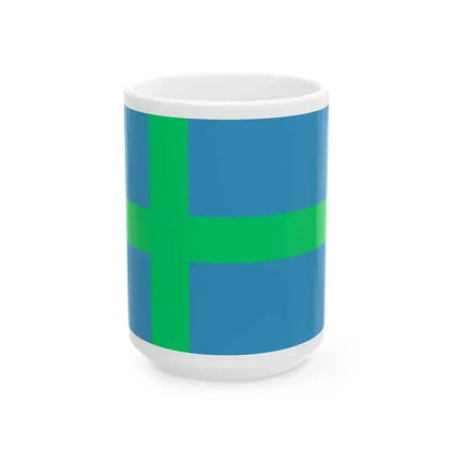 Alternate flag of Votes Estonia - White Coffee Mug 15oz - Go Mug Yourself