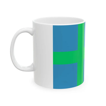 Alternate flag of Votes Estonia - White Coffee Mug-Go Mug Yourself