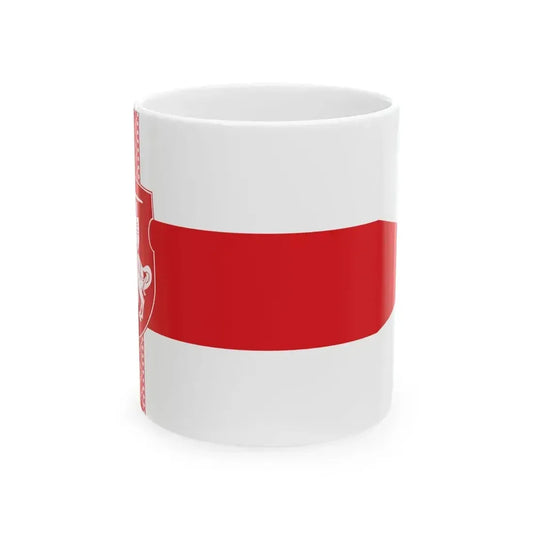 Alternative Flag of Belarus 2 22 lands (Belarus) White Coffee Mug 11oz - Go Mug Yourself