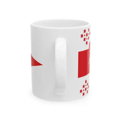 Alternative Flag of Belarus 2 22 lands (Belarus) White Coffee Mug - Go Mug Yourself