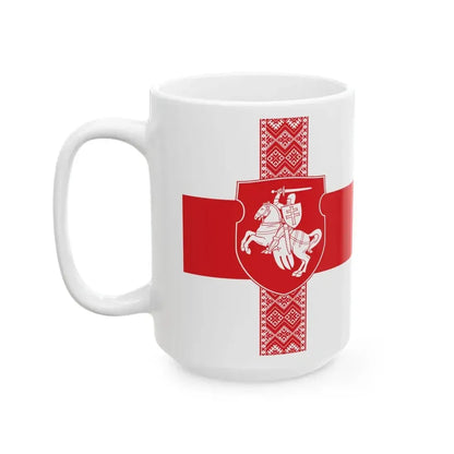 Alternative Flag of Belarus-2 (Belarus) White Coffee Mug - Go Mug Yourself