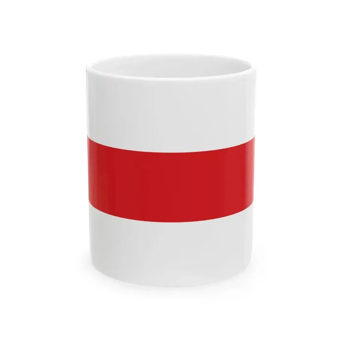 Alternative Flag of Belarus-4 (Belarus) White Coffee Mug 11oz - Go Mug Yourself