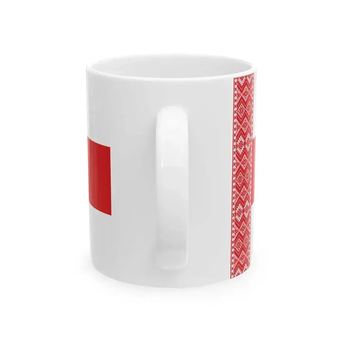 Alternative Flag of Belarus-4 (Belarus) White Coffee Mug - Go Mug Yourself