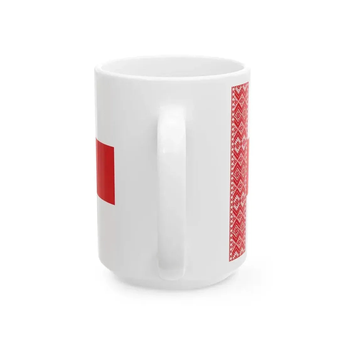 Alternative Flag of Belarus-4 (Belarus) White Coffee Mug - Go Mug Yourself