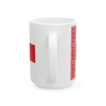 Alternative Flag of Belarus-4 (Belarus) White Coffee Mug - Go Mug Yourself
