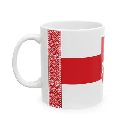Alternative Flag of Belarus-5 (Belarus) White Coffee Mug - Go Mug Yourself