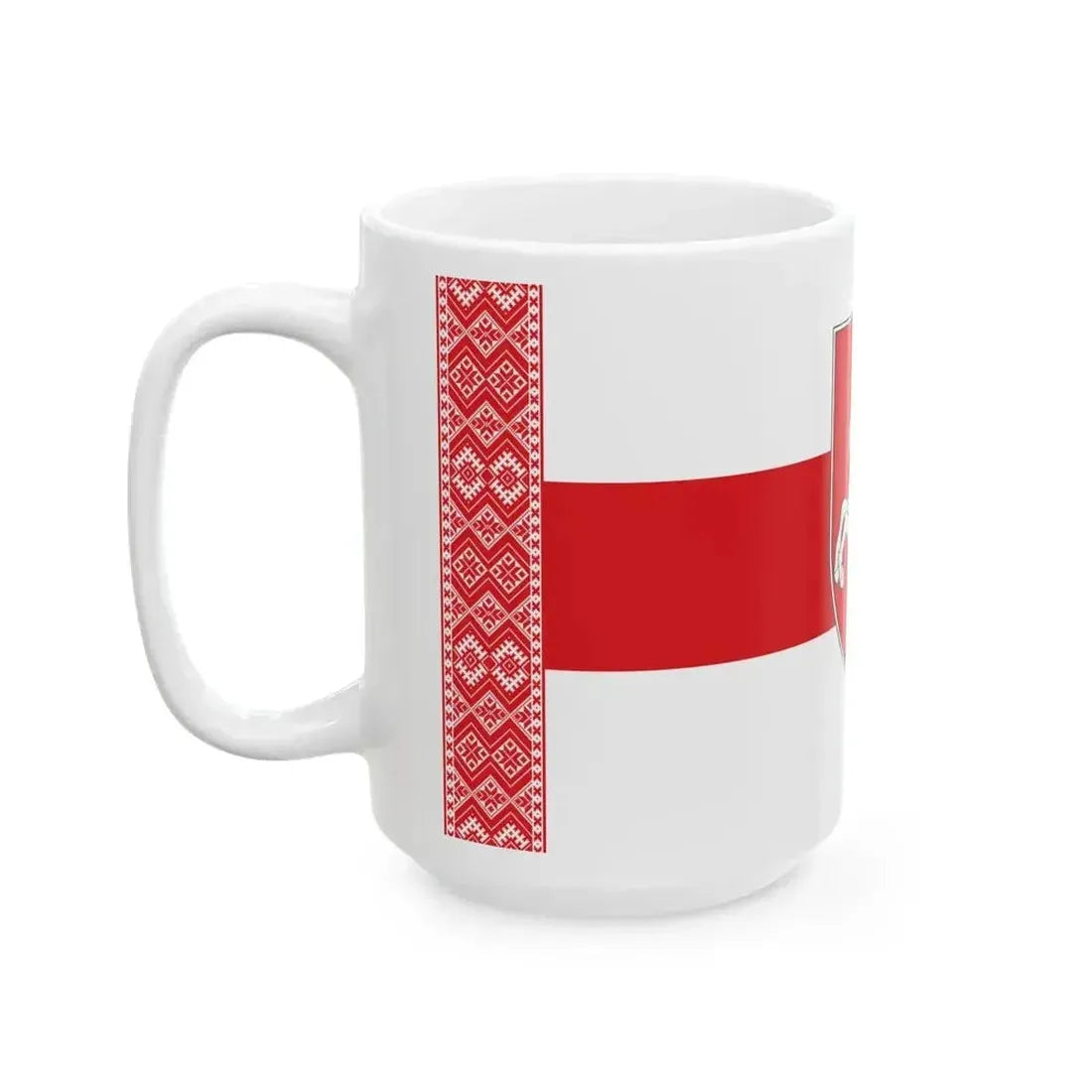 Alternative Flag of Belarus-5 (Belarus) White Coffee Mug - Go Mug Yourself