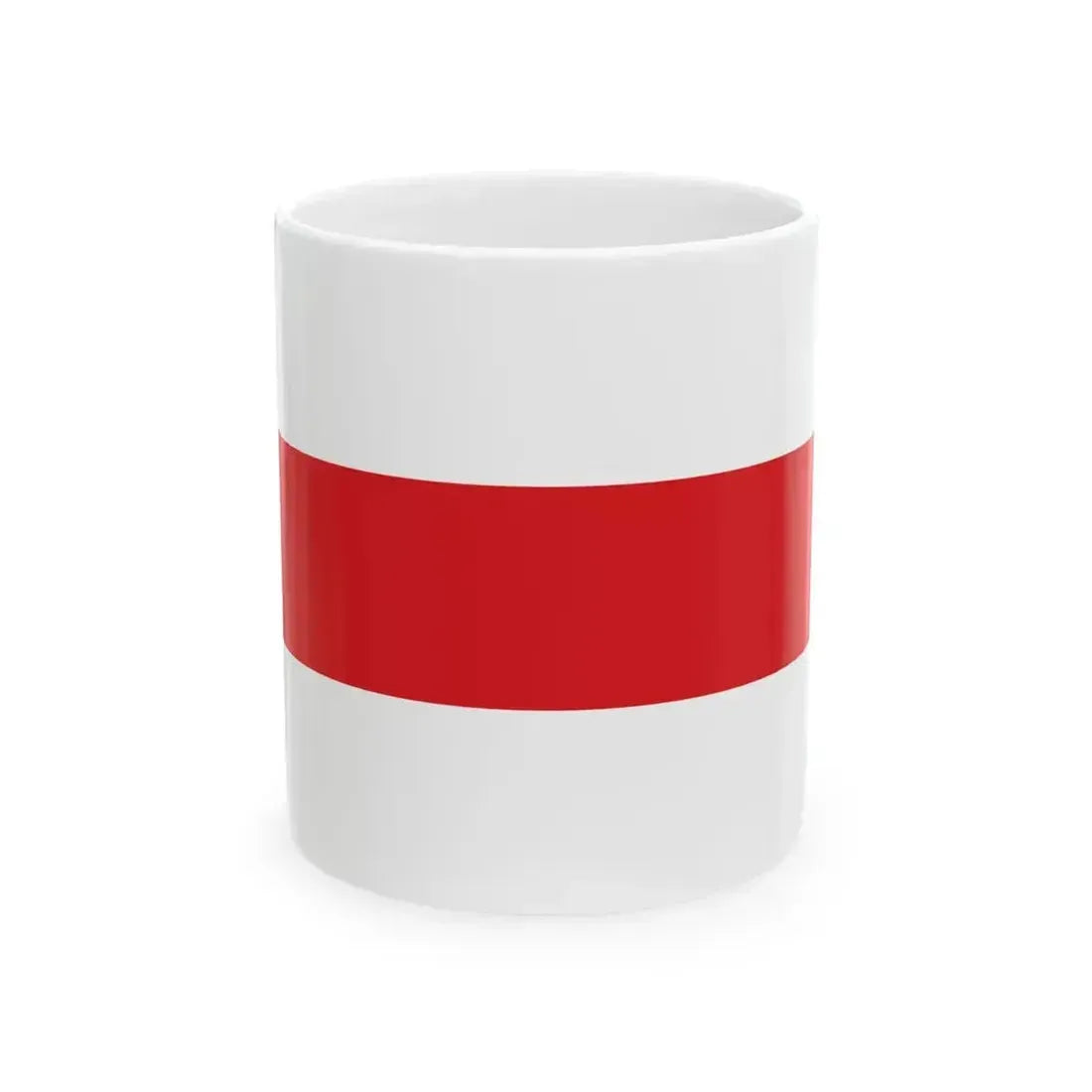 Alternative Flag of Belarus (Belarus) White Coffee Mug 11oz - Go Mug Yourself