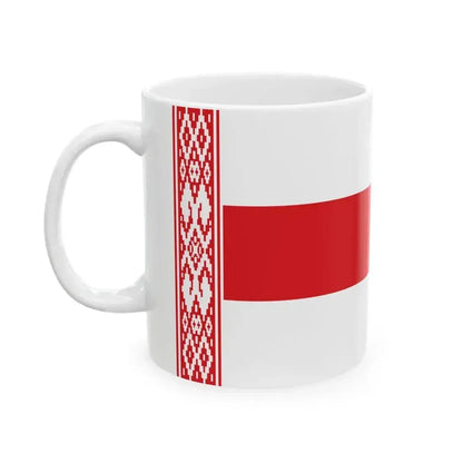 Alternative Flag of Belarus (Belarus) White Coffee Mug - Go Mug Yourself
