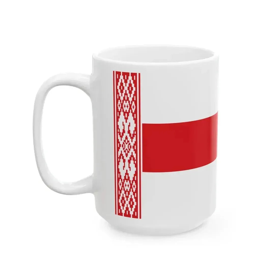 Alternative Flag of Belarus (Belarus) White Coffee Mug - Go Mug Yourself