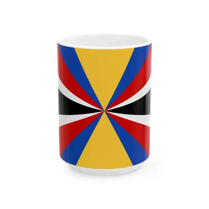 Alternative Flag of Emilia (Italy) White Coffee Mug 15oz - Go Mug Yourself