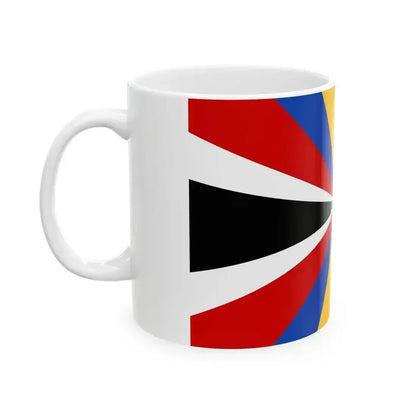 Alternative Flag of Emilia (Italy) White Coffee Mug - Go Mug Yourself