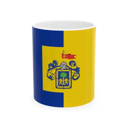 Alternative flag of Guadalajara 2 (Mexico) White Coffee Mug 11oz - Go Mug Yourself