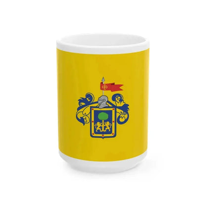 Alternative flag of Guadalajara 3 (Mexico) White Coffee Mug 15oz - Go Mug Yourself