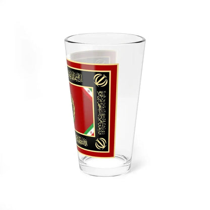 Alternative Flag of Ministry of Defense of Islamic Republic of Iran reverse (Iran) Pint Glass 16oz - Go Mug Yourself