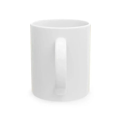 Alternative Flag of Ministry of Defense of Islamic Republic of Iran reverse (Iran) White Coffee Mug - Go Mug Yourself