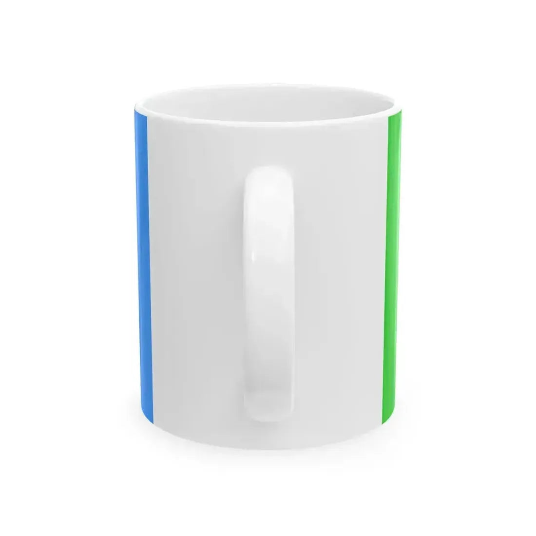 Alternative flag of Tequixquiac 2 (Mexico) White Coffee Mug - Go Mug Yourself