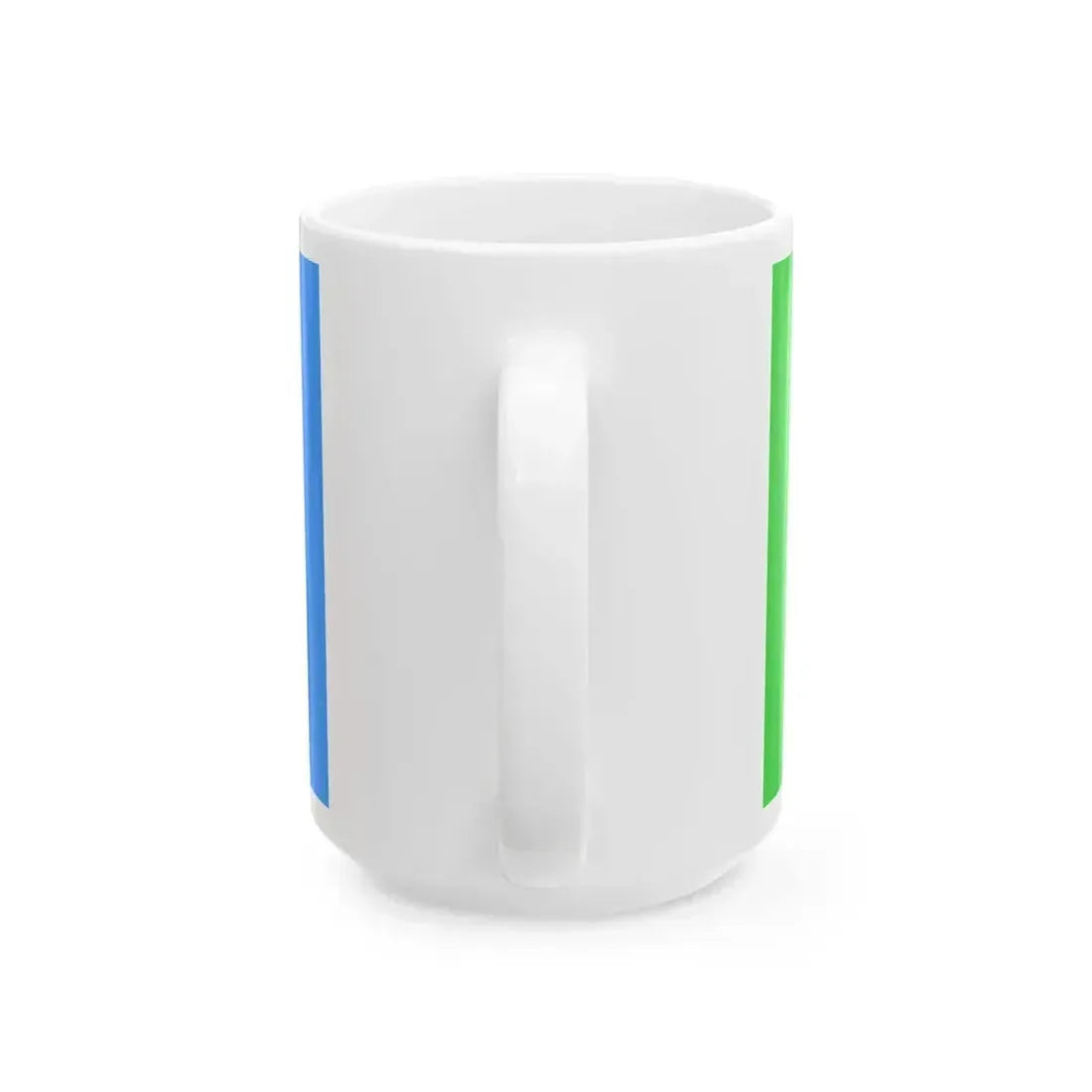 Alternative flag of Tequixquiac 2 (Mexico) White Coffee Mug - Go Mug Yourself