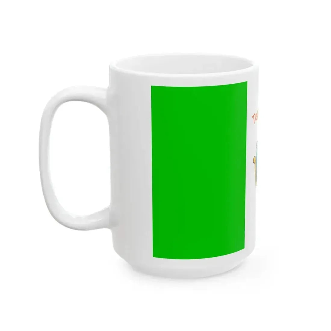 Alternative flag of Tequixquiac 2 (Mexico) White Coffee Mug - Go Mug Yourself